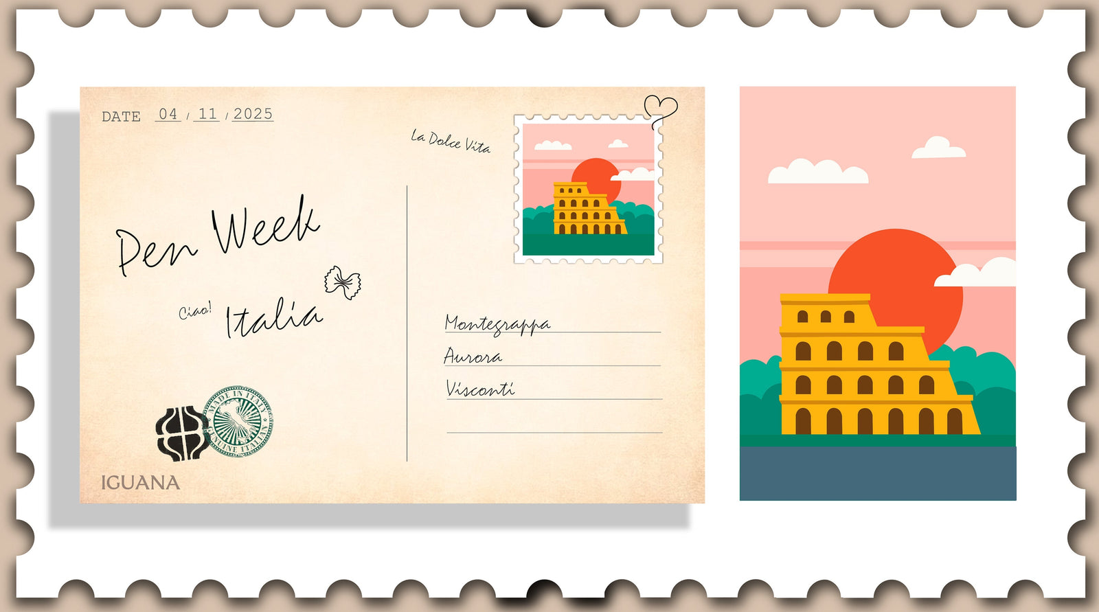 Italien: Leidenschaft und Stil in jedem Strich – Tag 2 Iguana Pen Week 2025