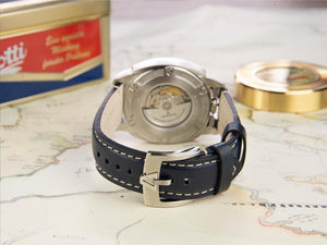Anonimo Militare Automatik Uhr, Blau, 43,4 mm, 12 atm, Leder, AM-1020.01.003.A03