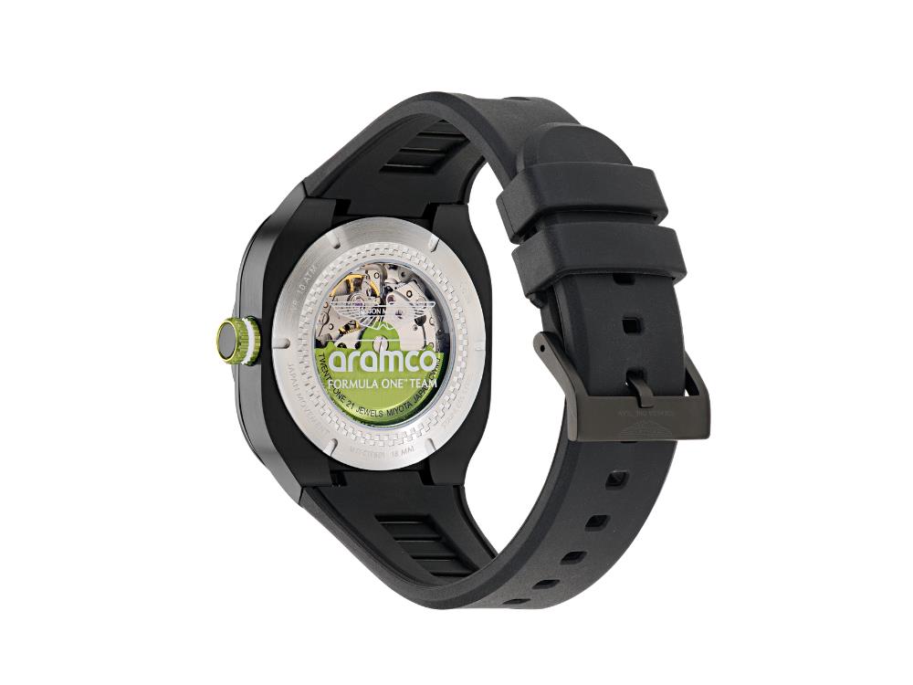 Aston Martin F1 Team CMB Automatik Uhr, Schwarz, 42 mm, MTFC1F601