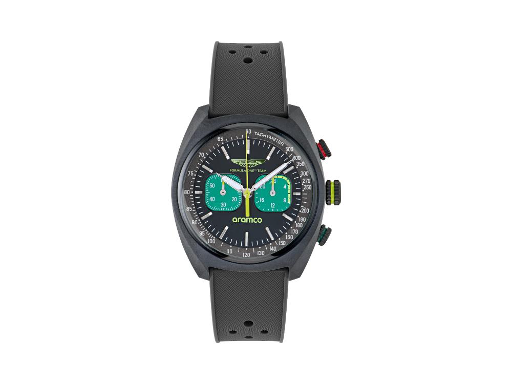 Aston Martin F1 Team DWF Quartz Uhr, Schwarz, 40 mm, Chronograph, MTFD2F602