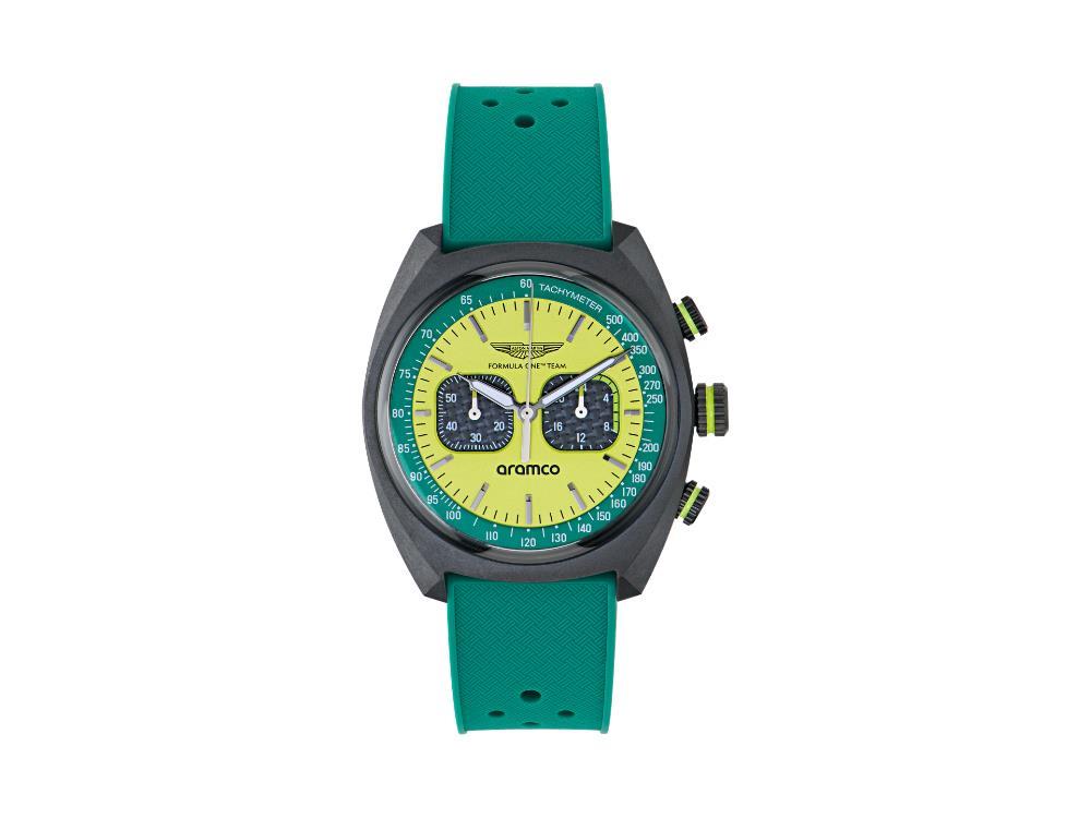 Aston Martin F1 Team DWF Quartz Uhr, Grün, 40 mm, Chronograph, MTFD2F603