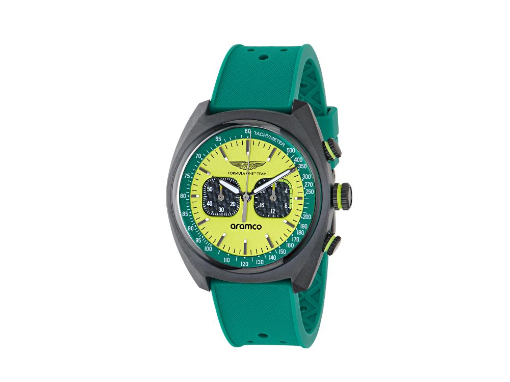 Aston Martin F1 Team DWF Quartz Uhr, Grün, 40 mm, Chronograph, MTFD2F603