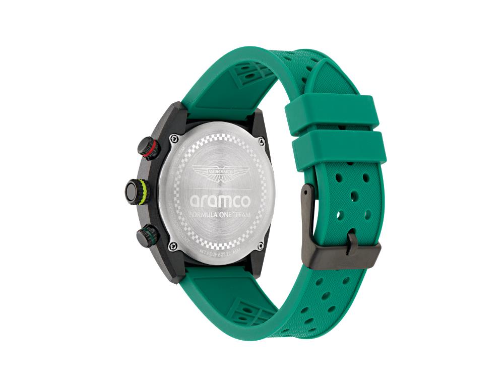 Aston Martin F1 Team DWF Quartz Uhr, Grün, 40 mm, Chronograph, MTFD2F603