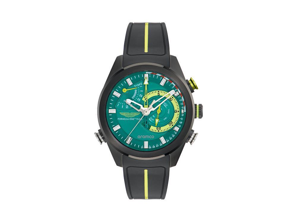 Aston Martin F1 Team KRS Quartz Uhr, Grün, 44 mm, Chronograph, MTFR1F603