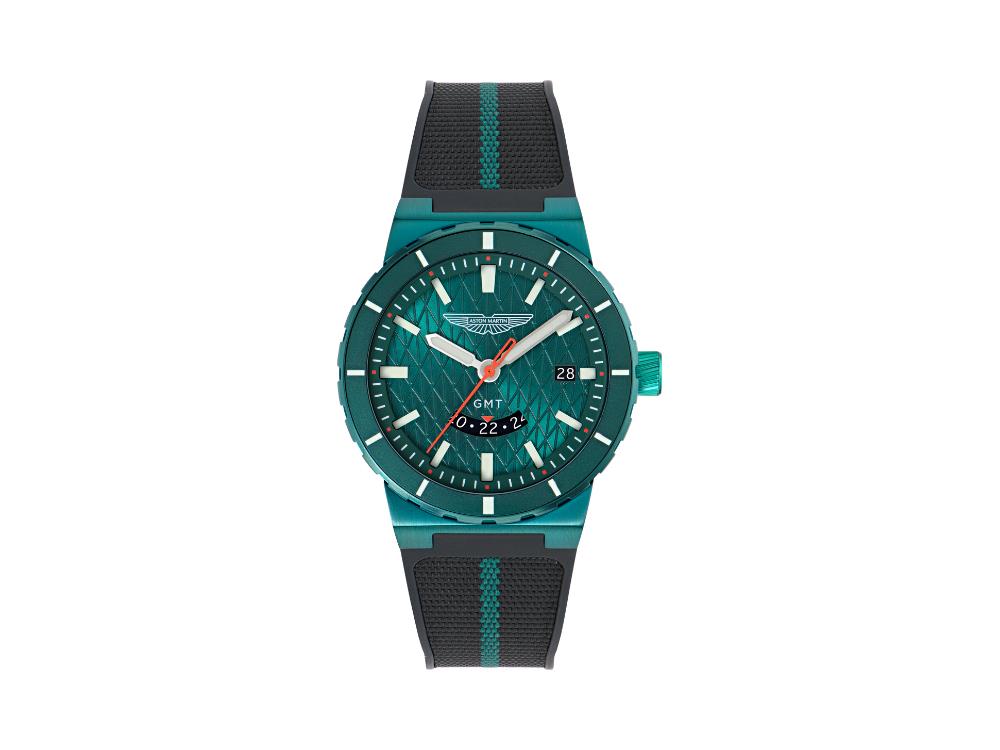 Aston Martin Icon MNF GMT Automatik Uhr, Grün, 41 mm, MTIM1F605