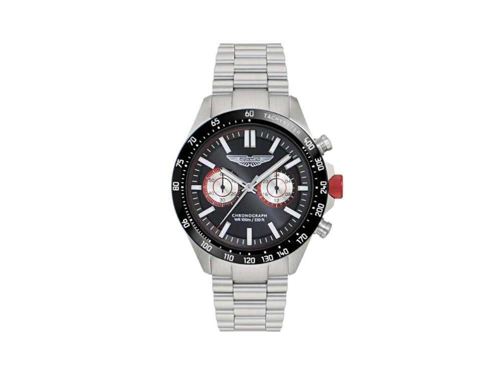Aston Martin Icon SPT Quartz Uhr, Schwarz, 44 mm, Chronograph, MTIS1F501
