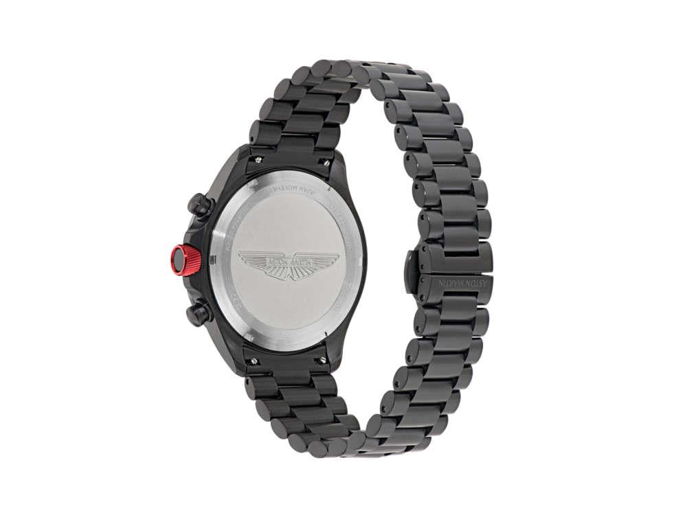 Aston Martin Icon SPT Quartz Uhr, Schwarz, 44 mm, Chronograph, MTIS1F504