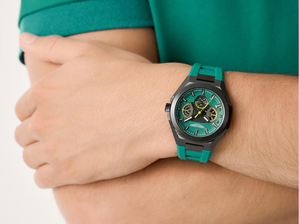 Aston Martin TKS-Thrill Quartz Uhr, Grün, 42 mm, MTRI1F503