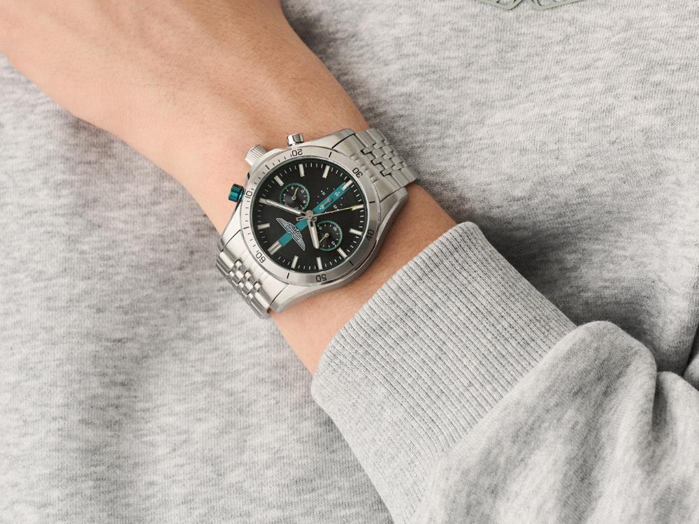 Aston Martin Thrill CLP Quartz Uhr, 45 mm, Chronograph, MTRL1F607-BOXSET