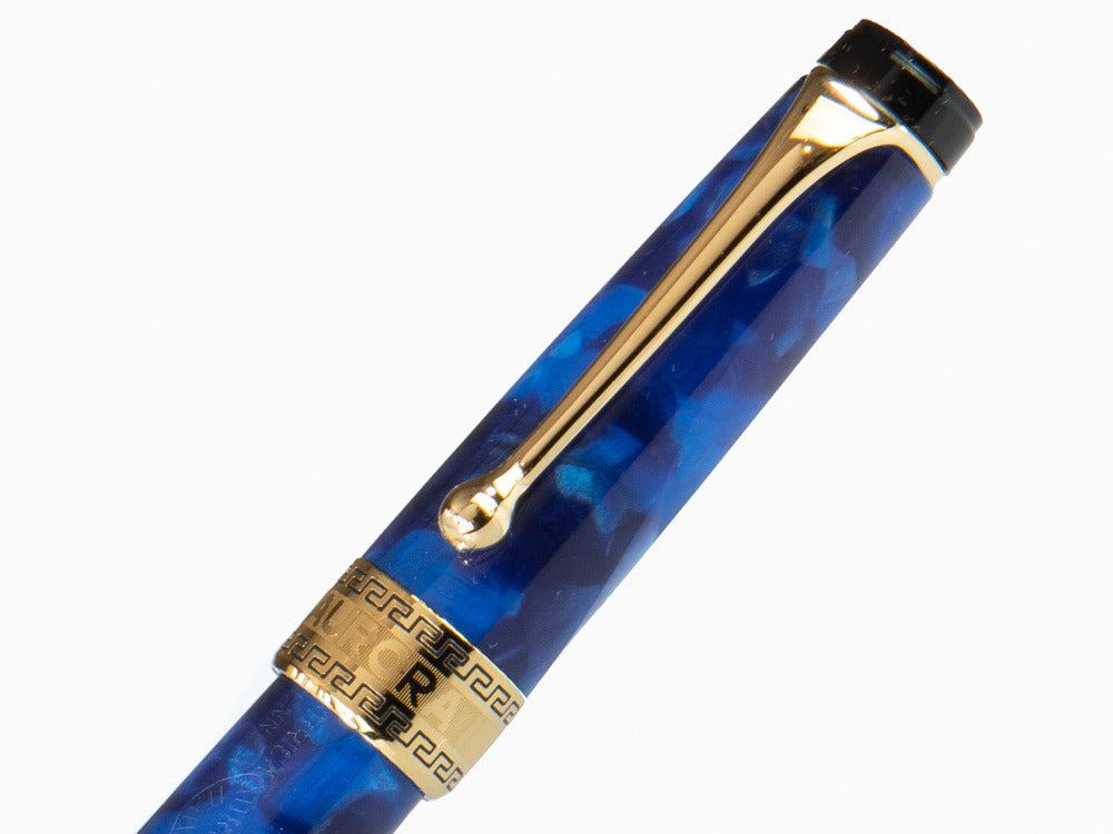 Aurora Optima Füllfederhalter, Auroloide, Blau, Vergoldet, 996B