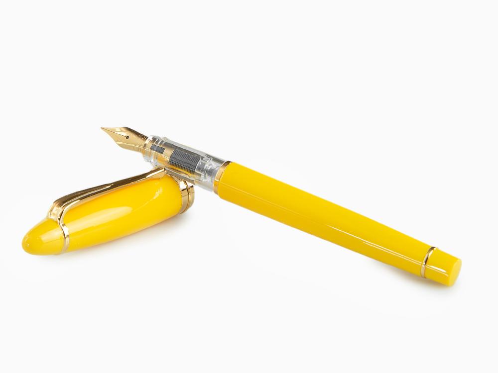 Aurora Ipsilon Demo colors OTTIMISTA Füllfederhalter, Gelb, B09-DY