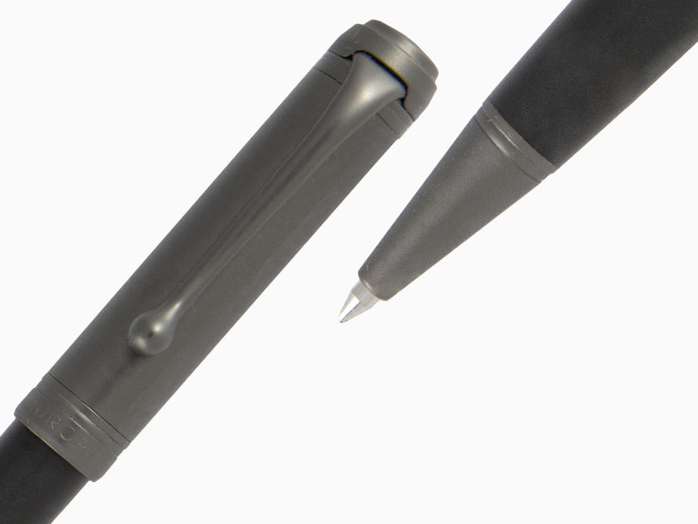 Aurora Talentum Full Metal Black Kugelschreiber, Edelharz, Schwarz, D30-CRN