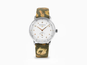 Bauhaus Quartz Uhr, Weiss, 36 mm, 2037-1