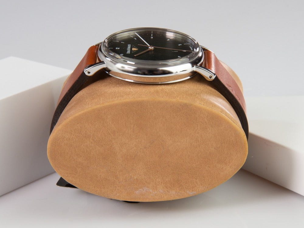 Bauhaus Quartz Uhr, Grün, 41 mm, Tag, 2140-4