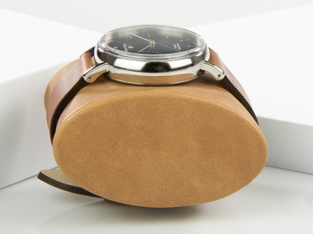 Bauhaus Automatik Uhr, Blau, 41 mm, Tag, 2160-3