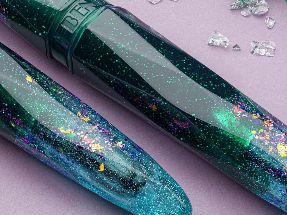 Benu Briolette Starlit Oasis Füllfederhalter, Grün, 17.2.14.5.0