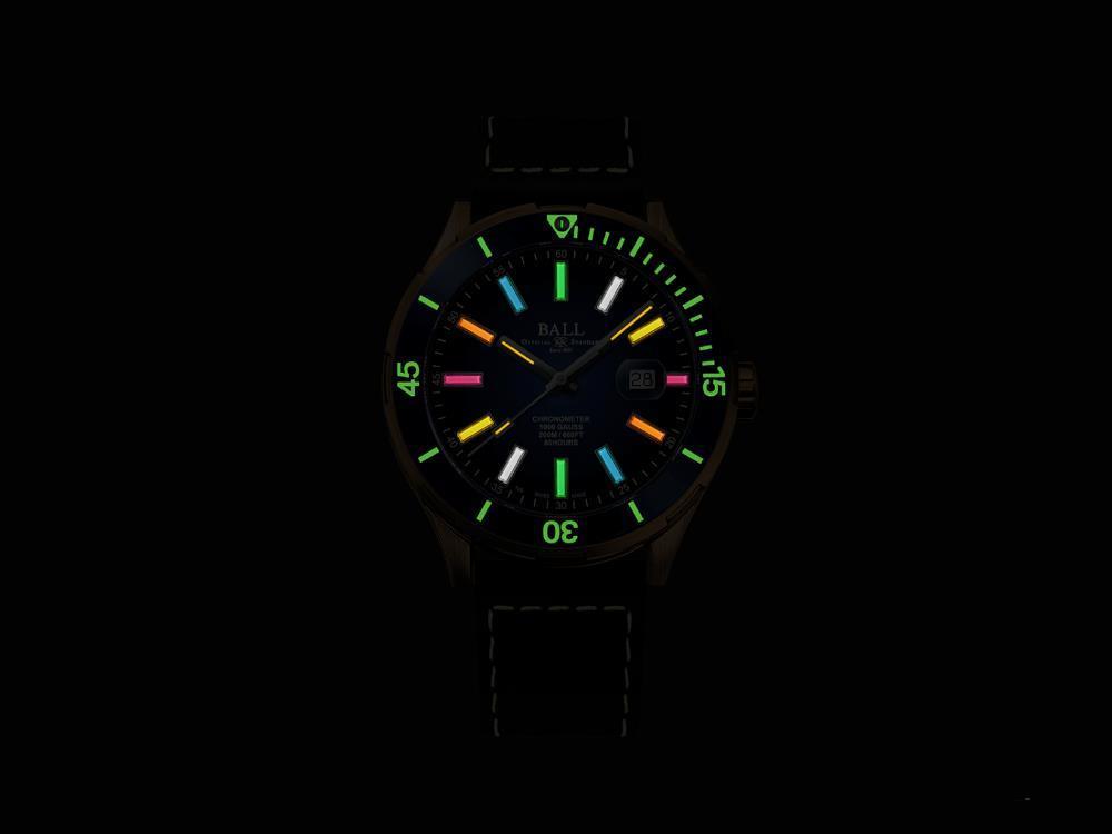 Ball Roadmaster Automatik Uhr M Marvelight Bronze, DD3072B-L4CJ-BER