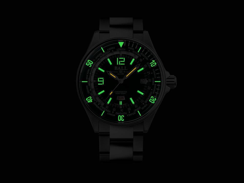 Ball Engineer Master II Diver Worldtime Automatik Uhr, COSC, DG2232A-SC-GR