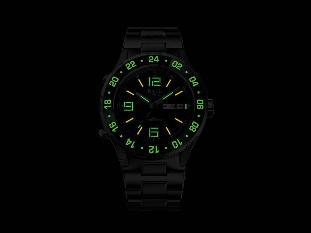 Ball Roadmaster Marine GMT Automatik Uhr, Limitierte Edition, DG3000A-S2C-BK