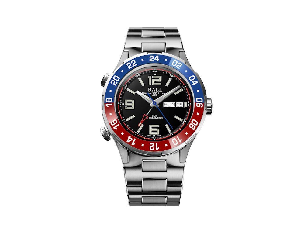 Ball Roadmaster Automatik Marine GMT Uhr, Limitierte Edition, DG3000A-S4C-BK