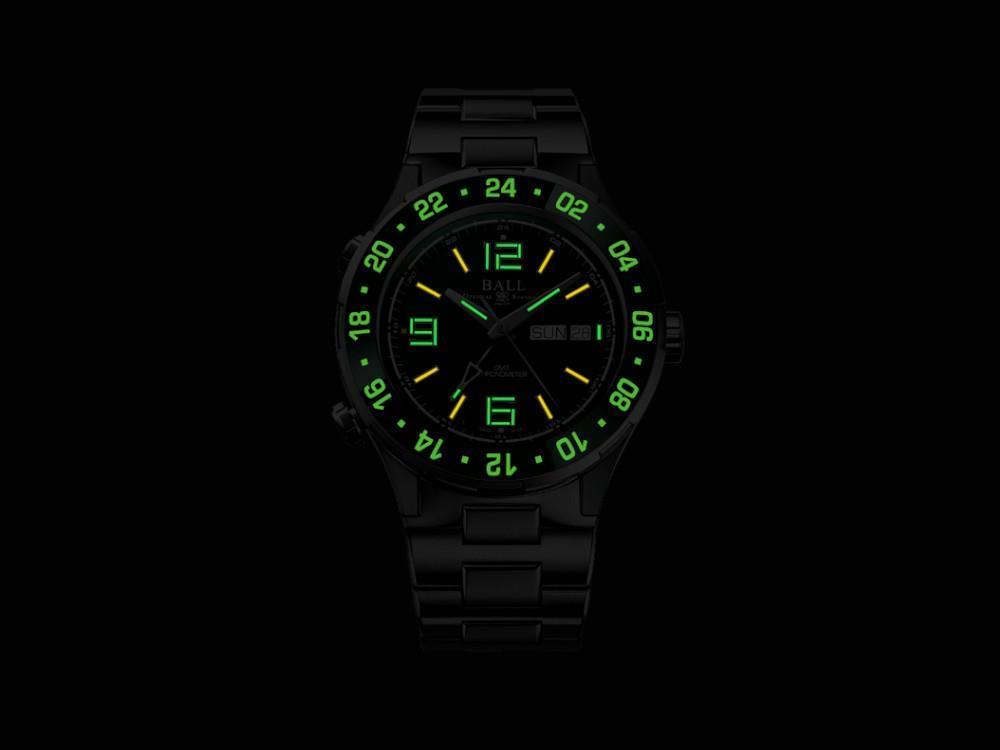 Ball Roadmaster Marine GMT Automatik Uhr, Limitierte Edition, DG3000A-S5C-BK