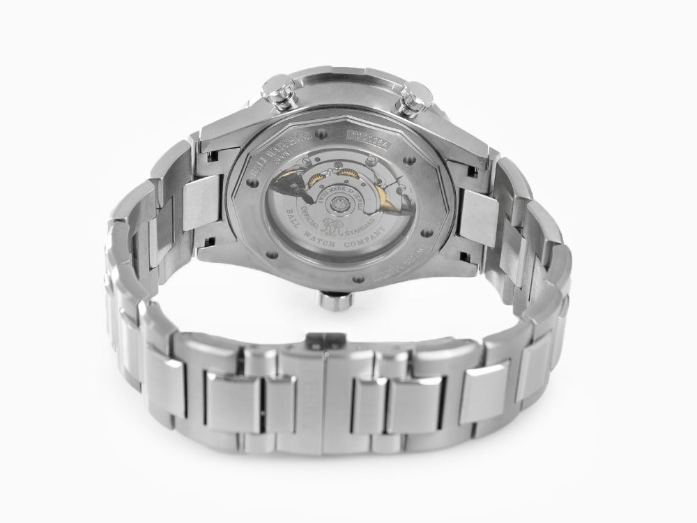 Ball Roadmaster Pilot GMT Automatik Uhr, COSC, Schwarz, 40 mm, DG3038A-S3C-BK