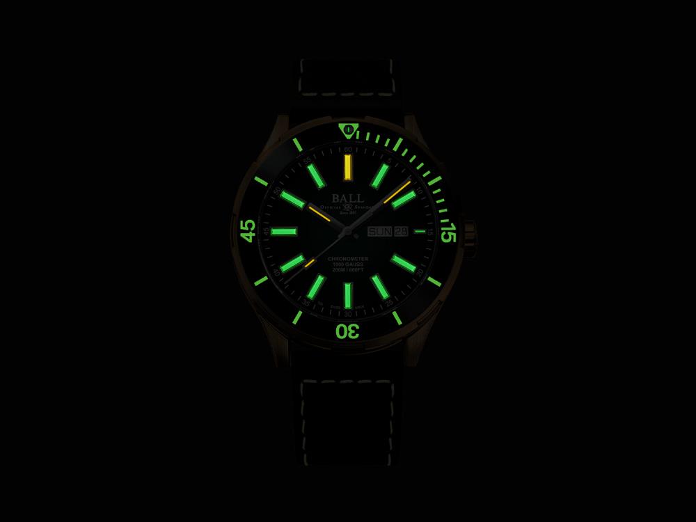 Ball Roadmaster Marvelight Bronze Automatik Uhr, DM3070B-L3CJ-GR