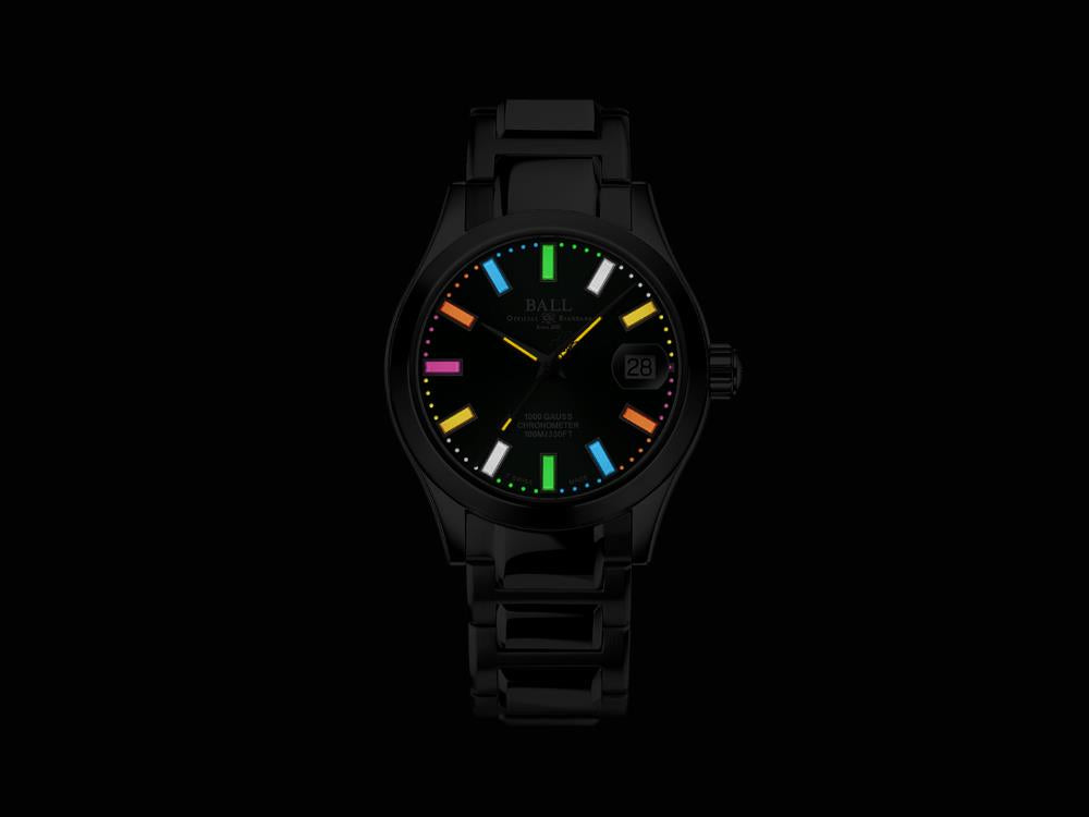 Ball Engineer III Marvelight Chronometer Automatik Uhr, 36 mm, NL9616C-S1C-GRR