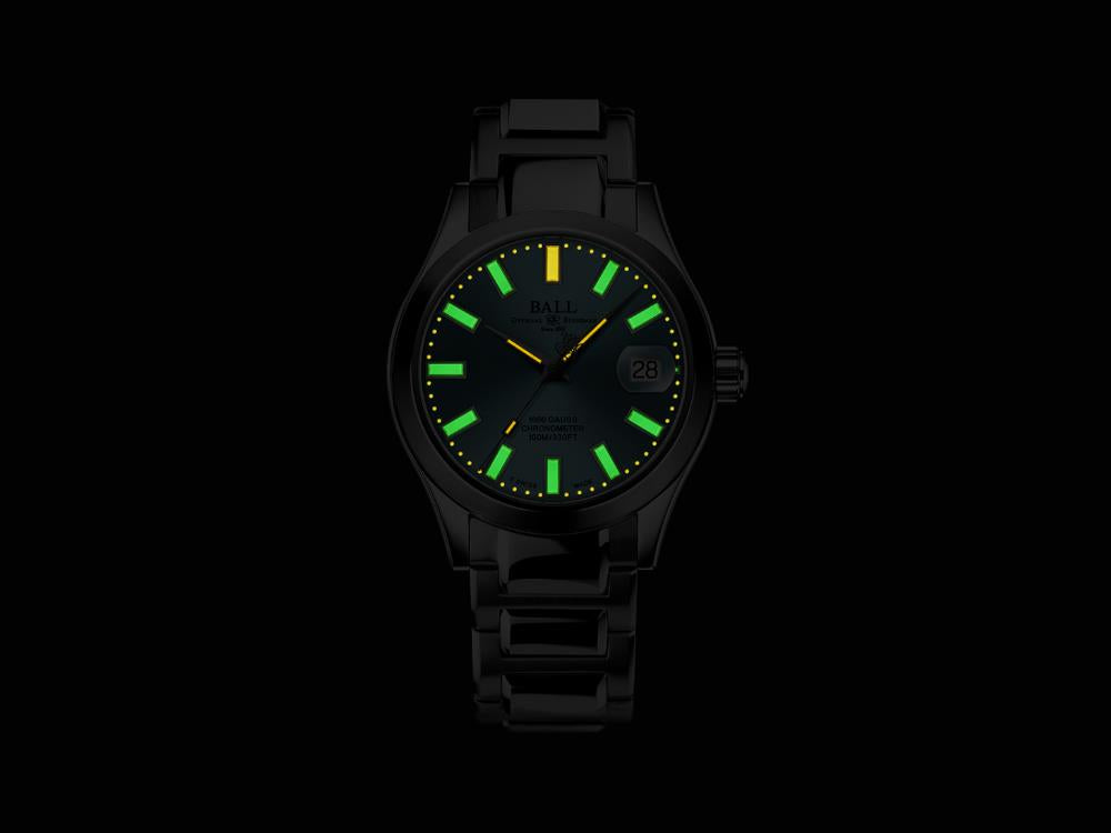 Ball Engineer III Marvelight Chronometer Automatik Uhr, 36 mm, NL9616C-S1C-IBE