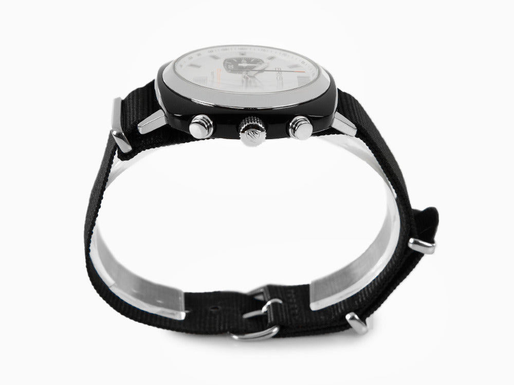 Briston Clubmaster Sport Quartz Uhr, Weiss, 42 mm, 17142.SA.BS.2.NB