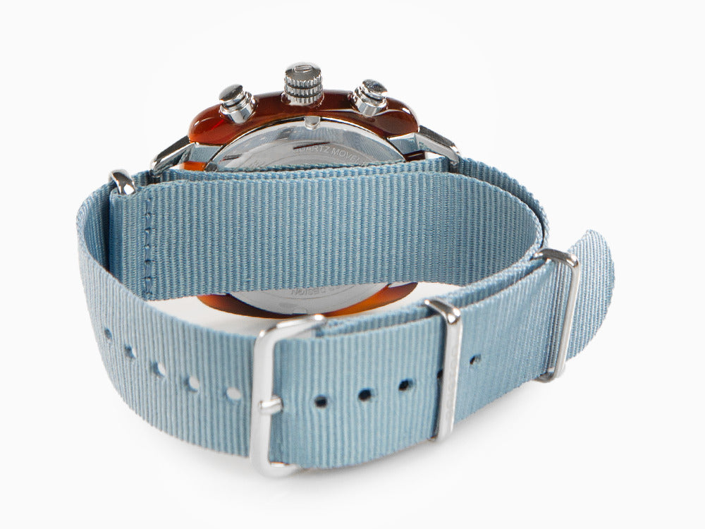 Briston Clubmaster Classic Quartz Uhr, Blau, 40 mm, 19140.SA.T.25.NIB