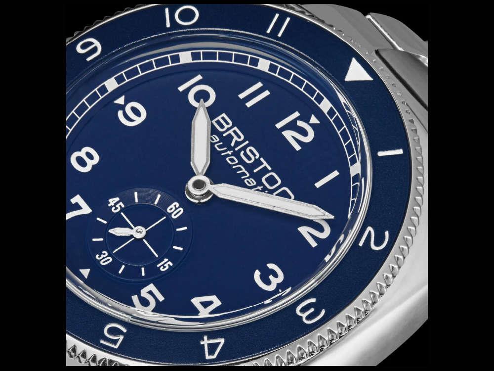 Briston Clubmaster Legend Small Second Automatik Uhr, 39 mm, 241639.PS.L.15.SB