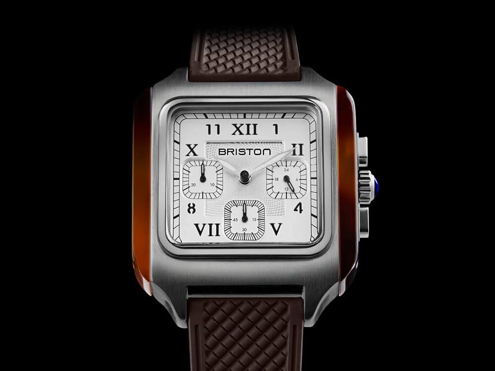 Briston Streamliner Kennedy Chrono Quartz Uhr, 38,5mm, 251838.SA.T.2.FBR