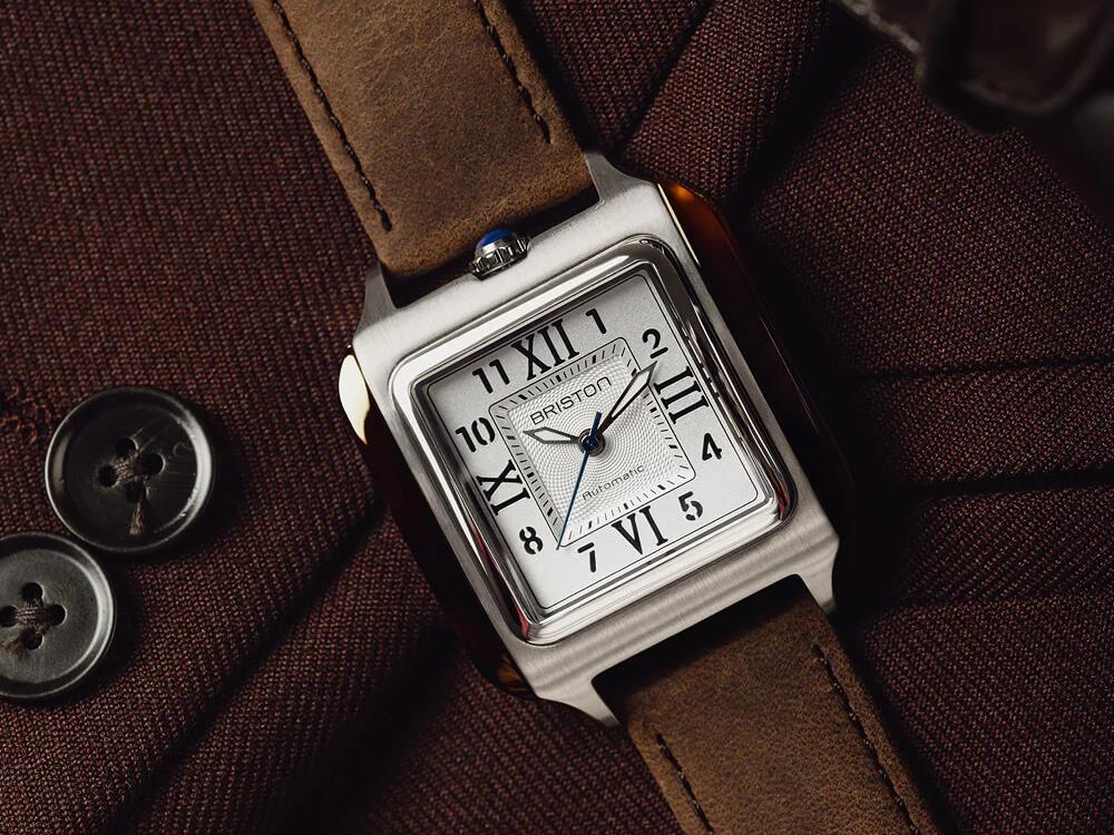 Briston Streamliner Kennedy Automatik Uhr, Weiss, 36 mm, 251936.SA.T.2.C