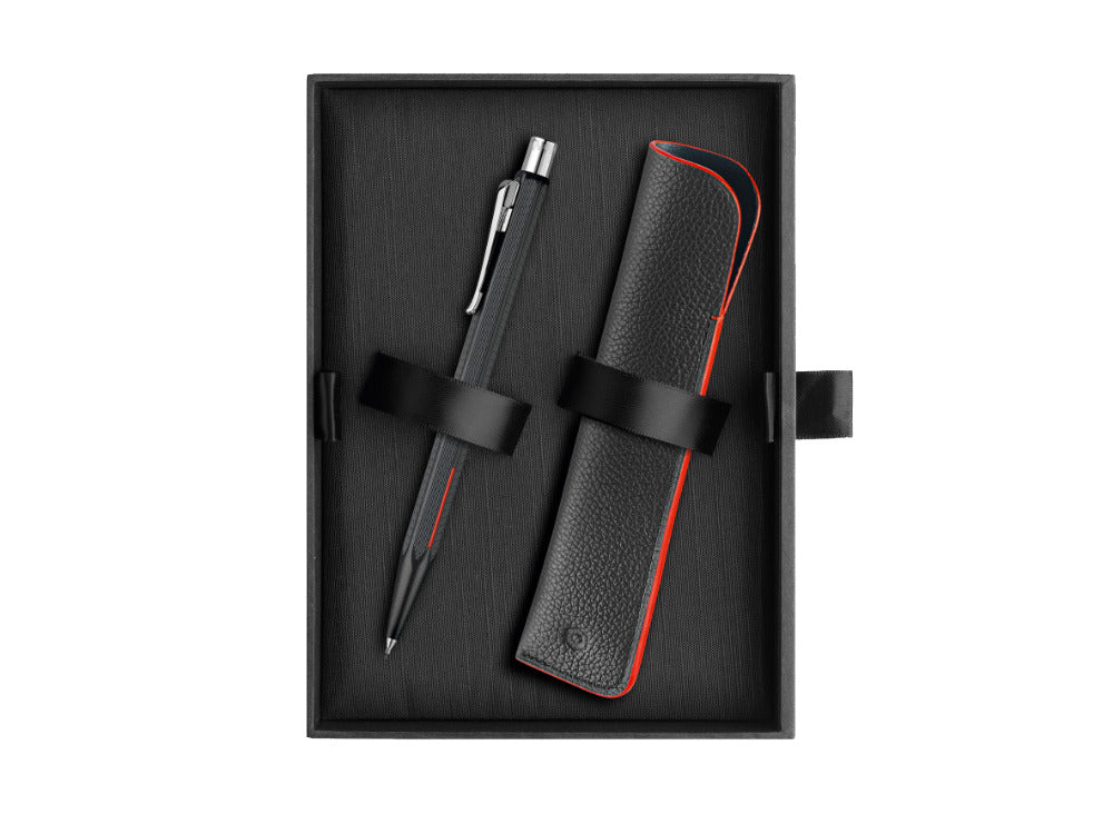 Caran d'Ache Ecridor Racing Minenbleistift, Schwarz, Palladium Akzenten, 4.009