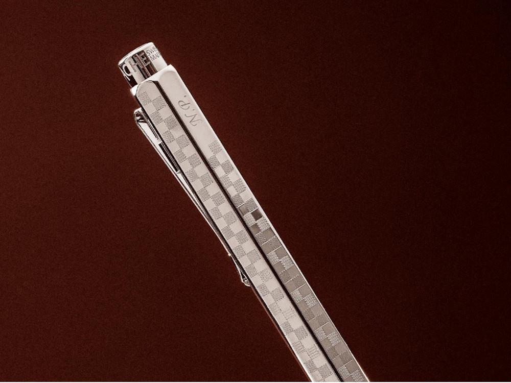 Caran d'Ache Ecridor Damier Minenbleistift, Messing, Silber, 4.566