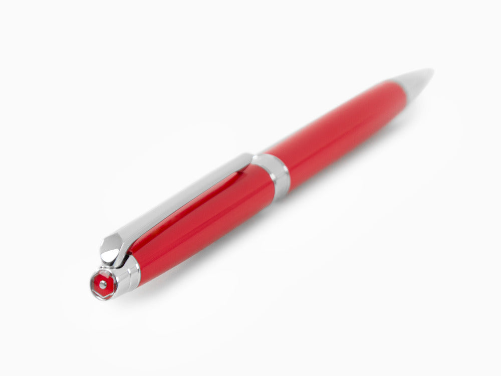 Caran d´Ache Léman Slim Scarlet Red Minenbleistift, Rot, Rhodium, 4761.770