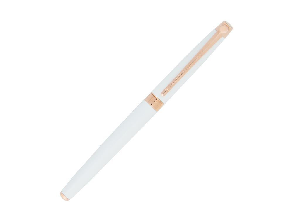 Caran d´Ache Léman Slim Roller White Rosegold, Lack, Weiss, 4771.001