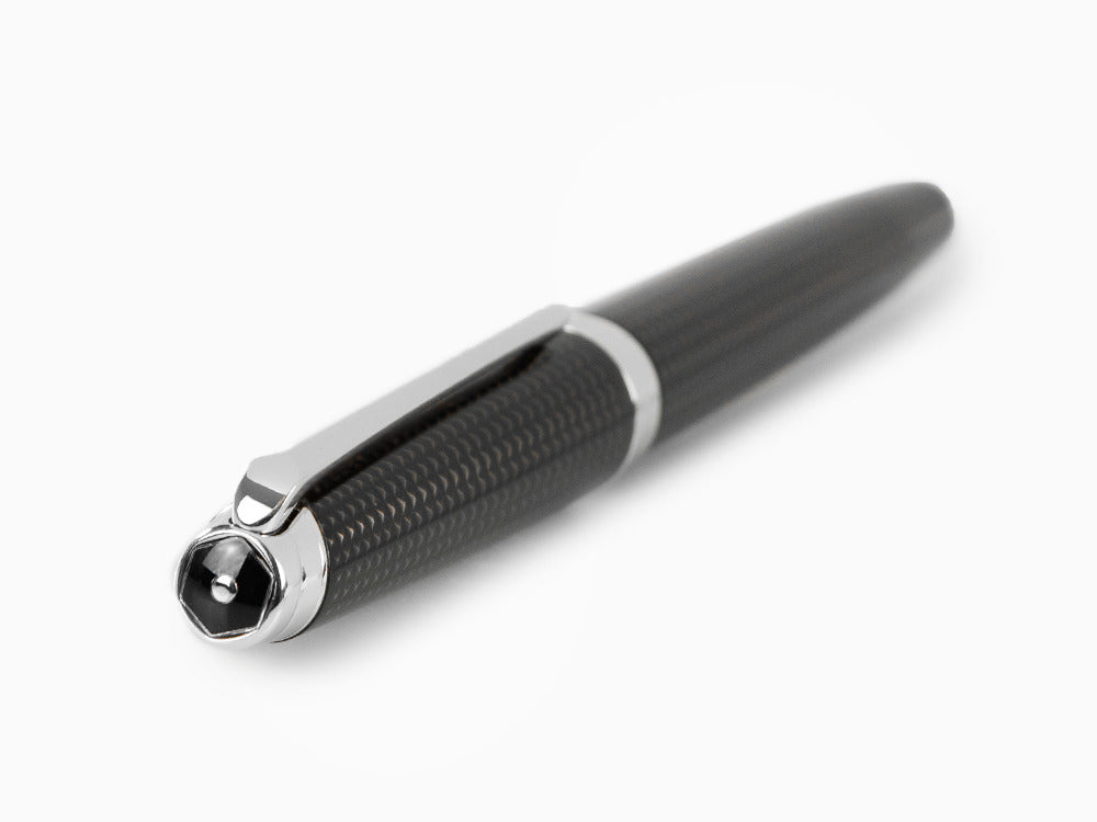 Caran d´Ache Léman de Nuit Roller, Schwarzer Lack, Schwarz, 4779.019