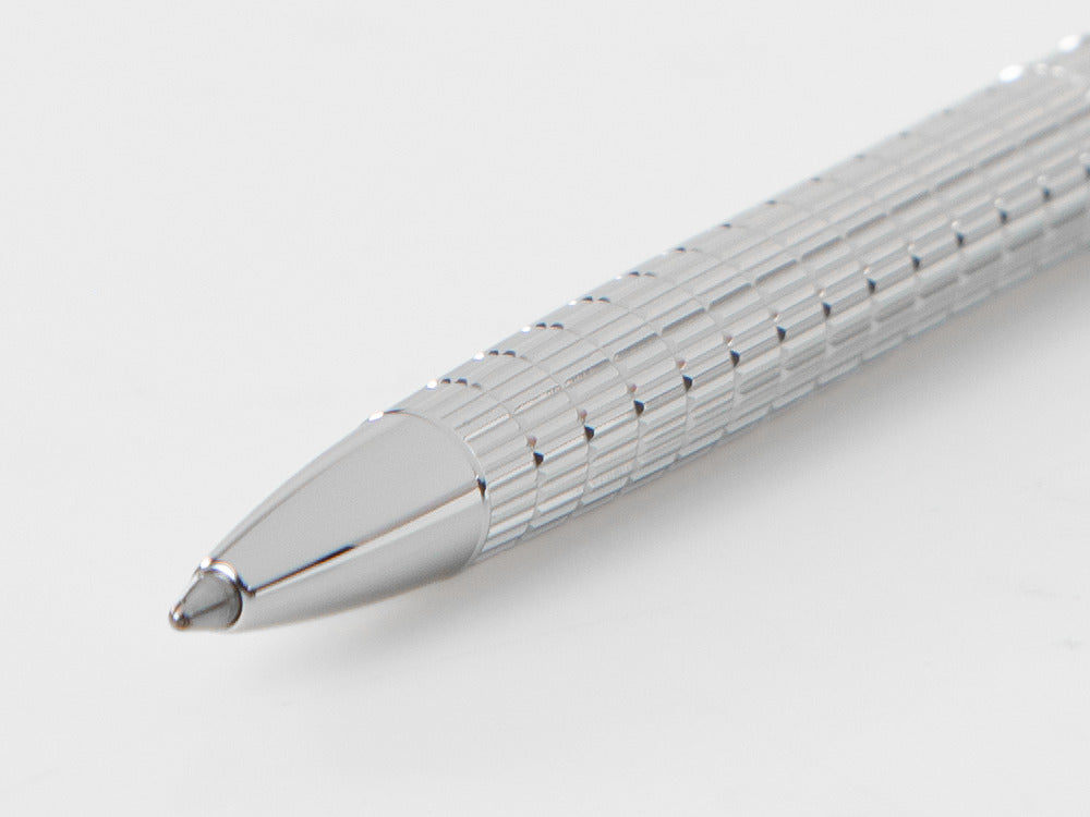 Caran d'Ache Léman Slim Lights Kugelschreiber, Rhodium, Silber, 4781.386
