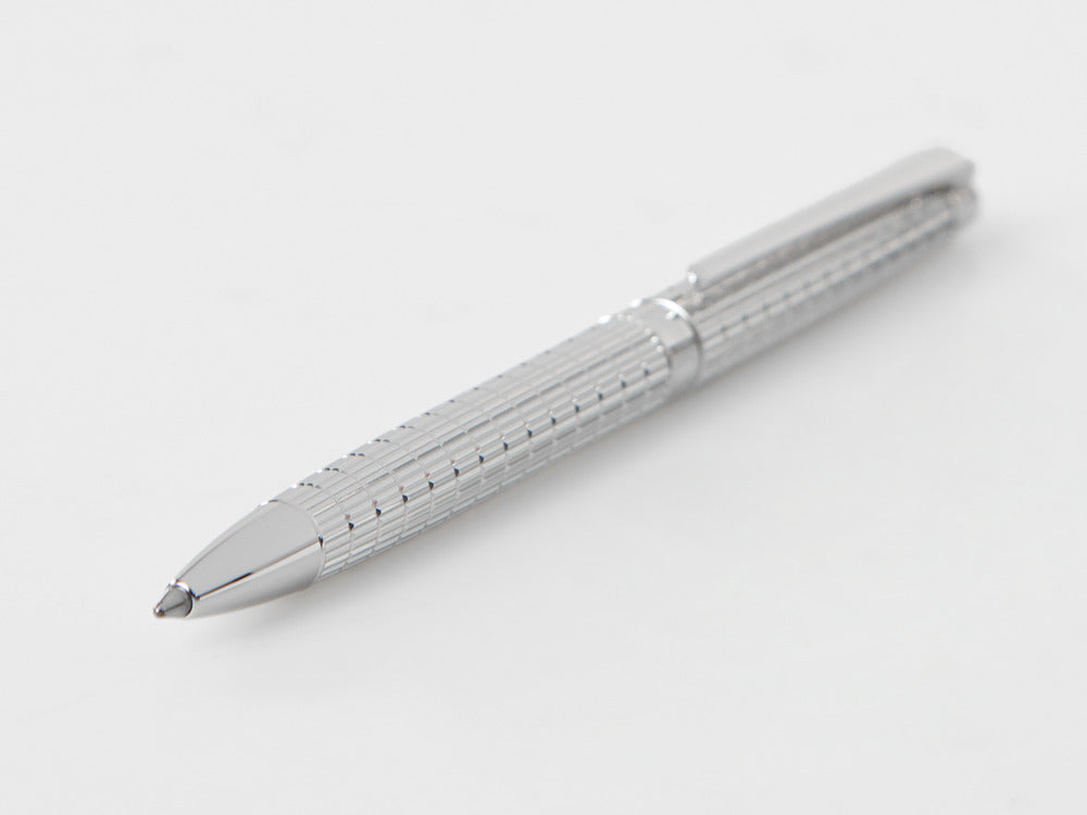 Caran d'Ache Léman Slim Lights Kugelschreiber, Rhodium, Silber, 4781.386
