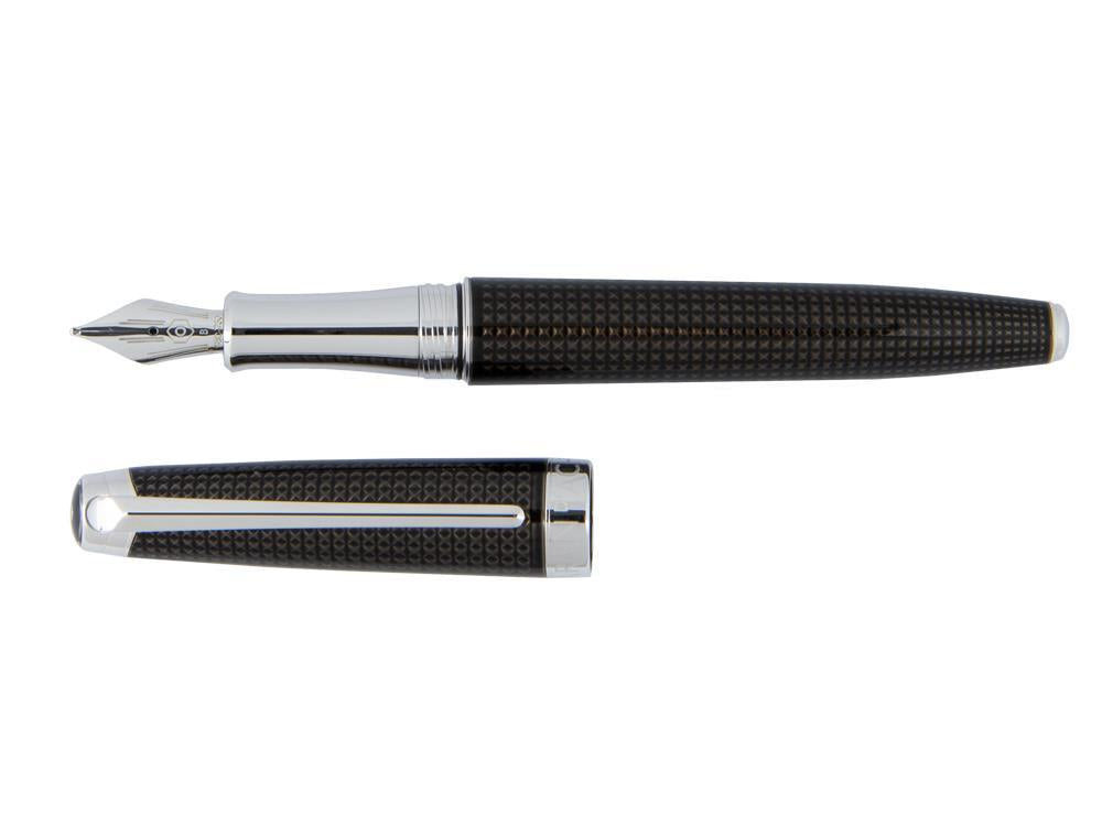 Caran d´Ache Léman de Nuit Füllfederhalter, schwarzer Lack, 4799.019