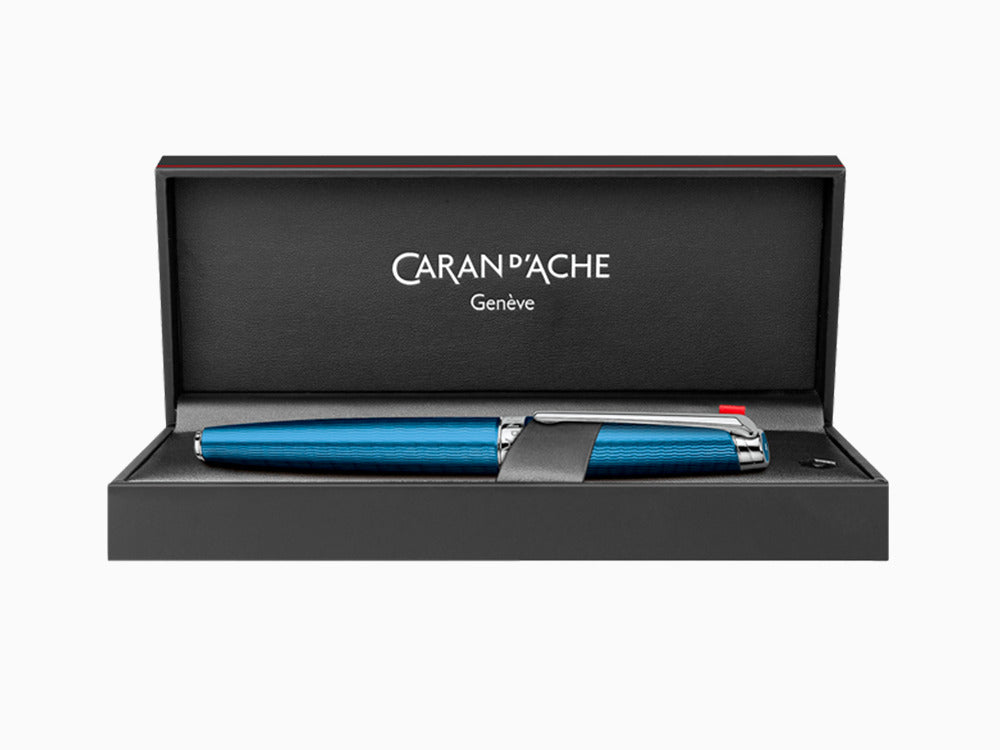 Caran d´Ache Léman Grand Bleu Füllfederhalter, Lacquer, Blau, 4799.168
