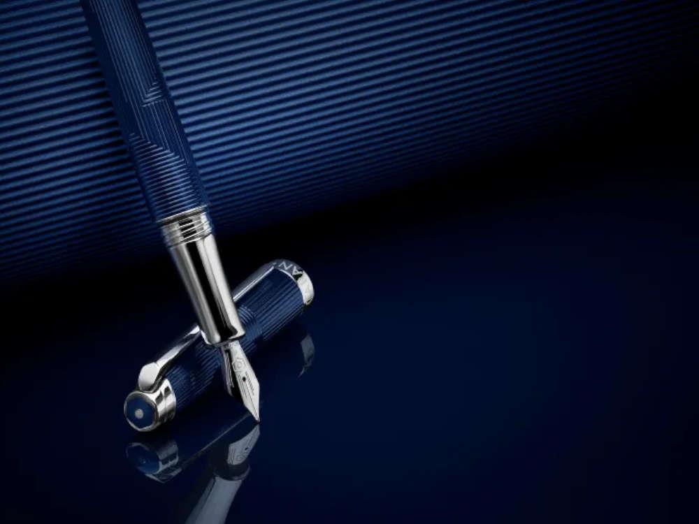 Caran d'Ache Léman Bleu Marin Füllfederhalter, Lack, Blau, 4799.169