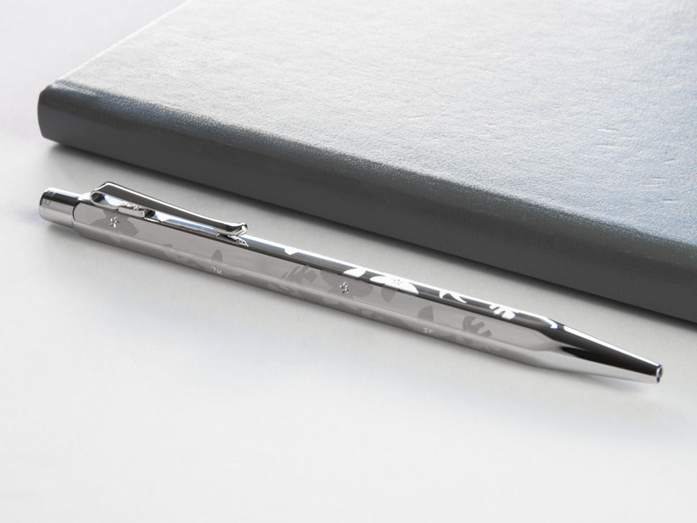 Caran d´Ache Ecridor Flowers Kugelschreiber, Silber, 890.017