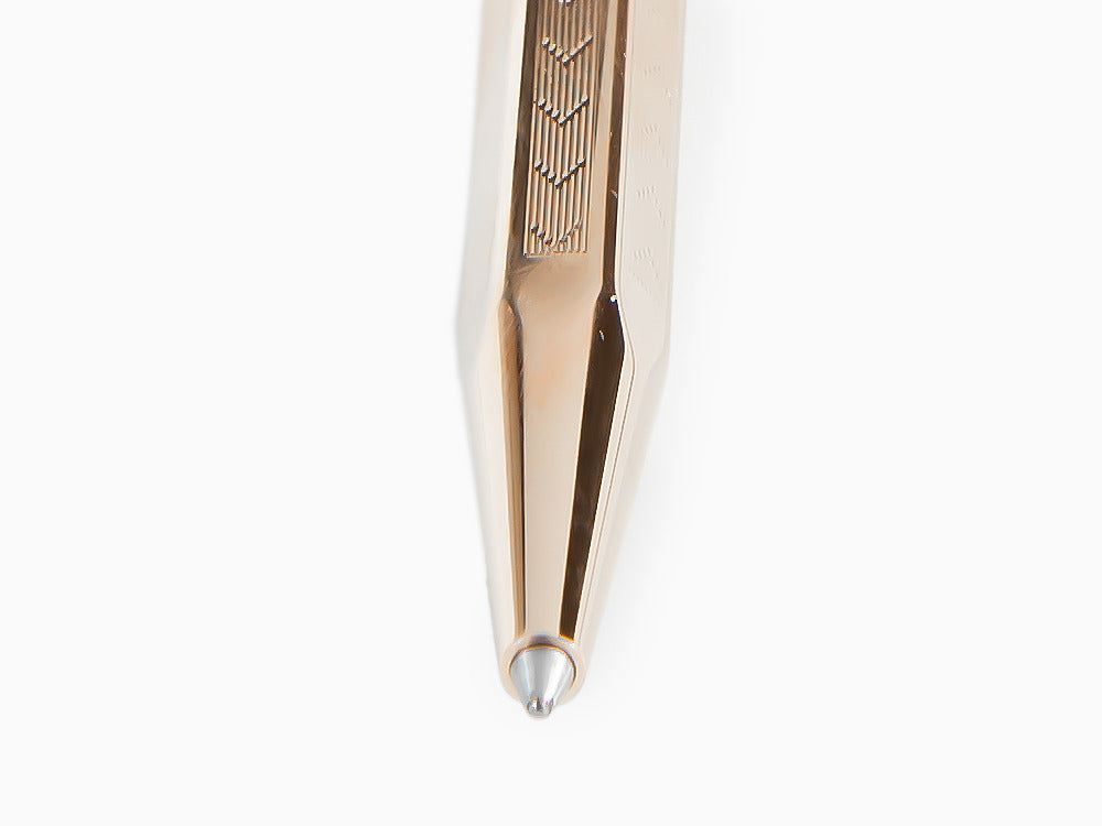 Caran d´Ache Ecridor Chevron Kugelschreiber, Messing, Rosegold, 898.207