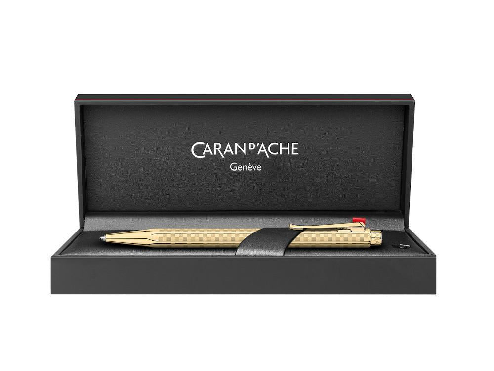 Caran d'Ache Damier Ecridor Kugelschreiber, Messing, Golden, 898.568,