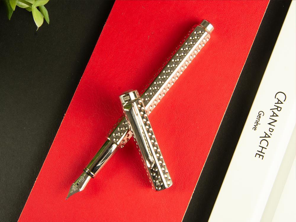 Caran d´Ache Ecridor Golf Füllfederhalter, Palladium, Silber, 958.516