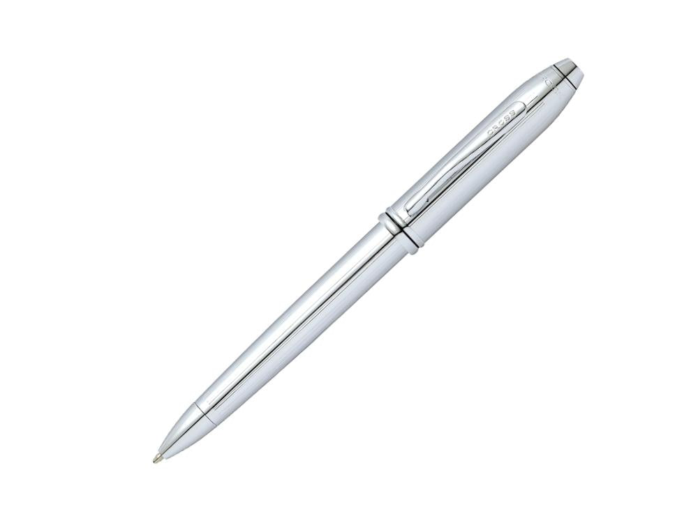 Cross Townsend Kugelschreiber, Stahl, Silber, Poliert, Verchromte Akzente, 532TW