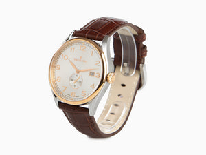 Delbana Classic Fiorentino Quartz Uhr, Grau, 42 mm, Lederband, 53601.682.6.062